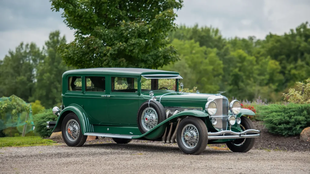 1930 Duesenberg Model J Willoughby Berline Green